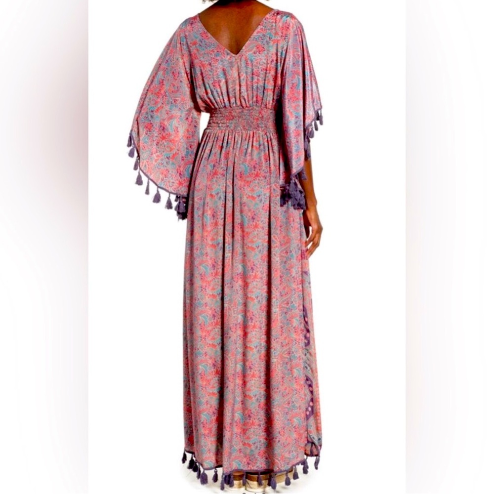 RAGA Electric Love Colorful Patterned Maxi Dress Size M Anthropologie NWTS - Picture 2 of 8